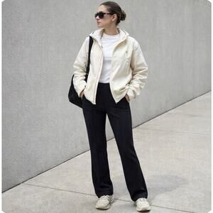 Betabrand Dress Pant Yoga Pants Petite M Boot cut Pull On Work Career Stretch